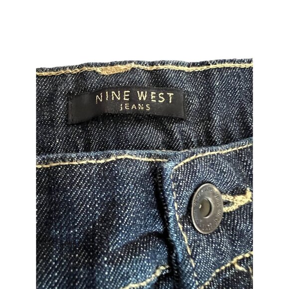 Nine West Womens Dark Wash Denim Jeans Size 16 Cotton & Spandex Blend - Picture 3 of 11